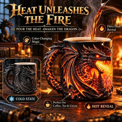 Dragonfire 3D Heat-Reveal Magic Mug - 3