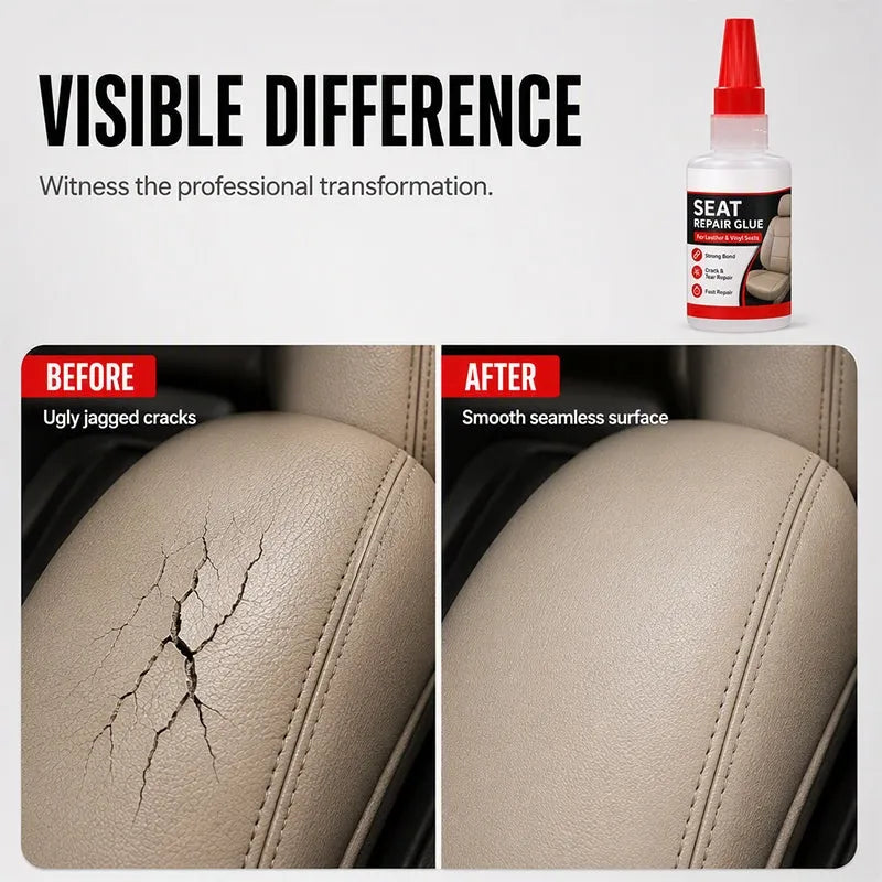 🔥 Buy 1 Get 1 Free – Quick-Dry Car Seat Leather Repair Glue 🚗✨