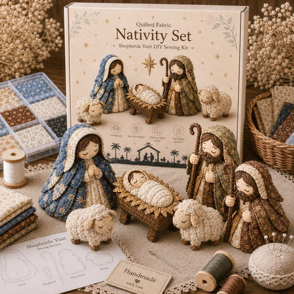 🔥 HOT SALE 🔥 DIY Patchwork Nativity Scene Sewing Kit