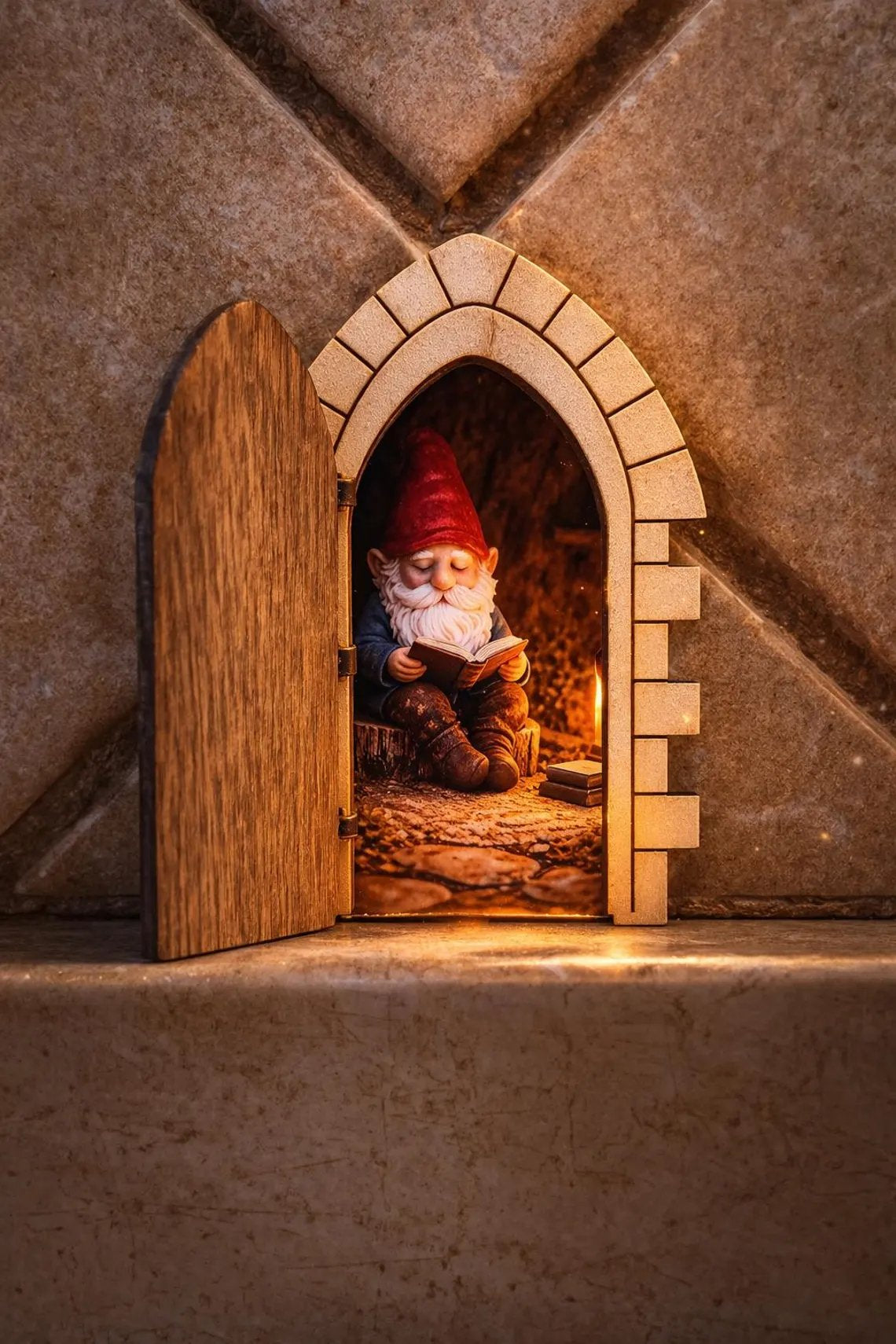 🧝✨ Little Elf Door That Opens – A Hidden Miniature World 🚪