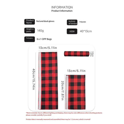 Plush Christmas appliance handle covers