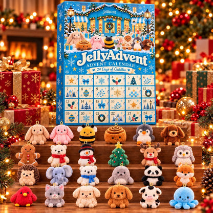 🎀 2026 Cute Plush Advent Calendar – 24 Days of Adorable Christmas Surprises
