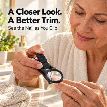 🔥Buy 1 Get 1 Free- Large Household Anti-Splash Nail Clippers with Magnifying Glass