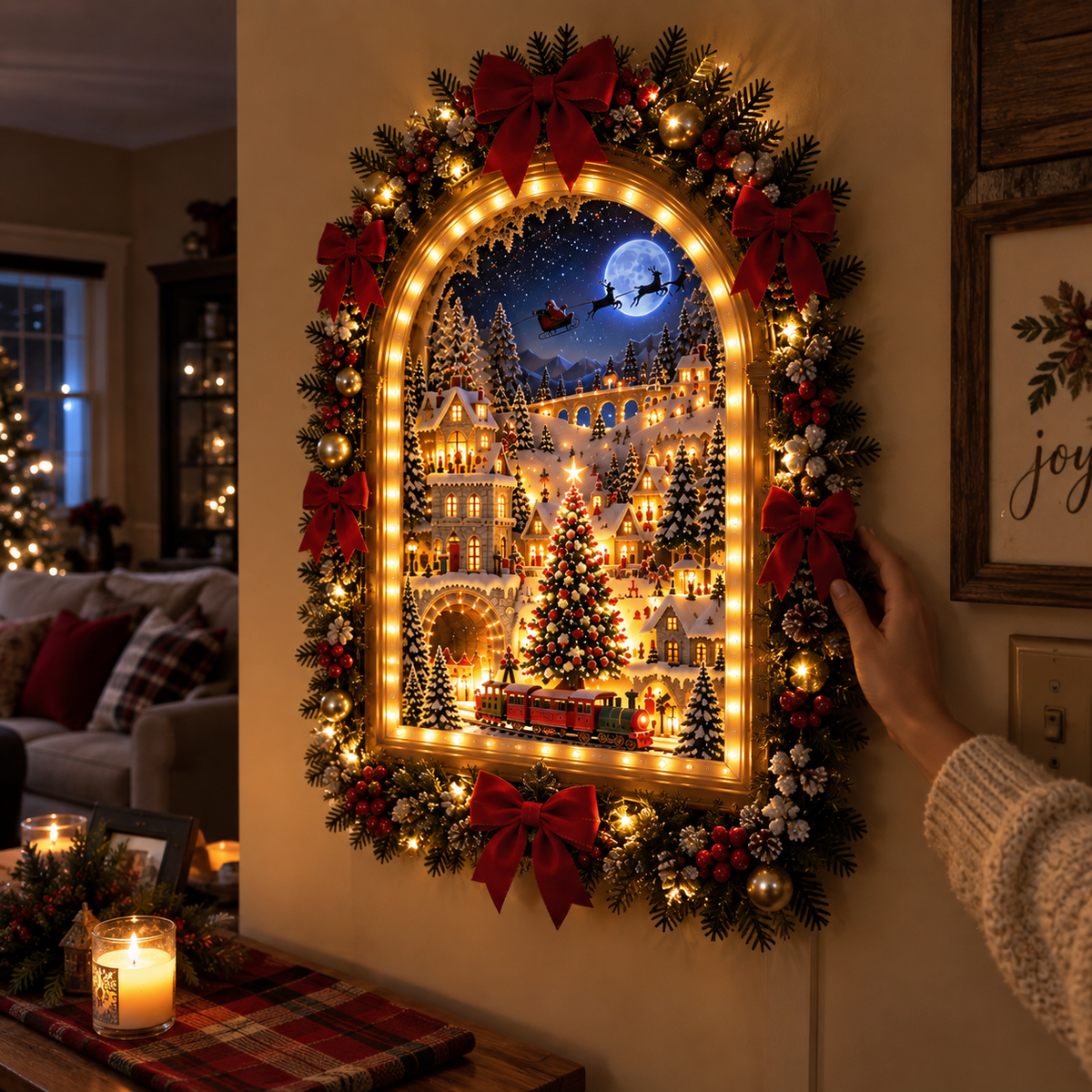 🎄 The Christmas Portal™ – Animated Christmas Village ✨