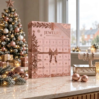 🎀 Hand Assembled Christmas Jewelry Calendar | Daily Surprises, Perfect Holiday Gift for Her