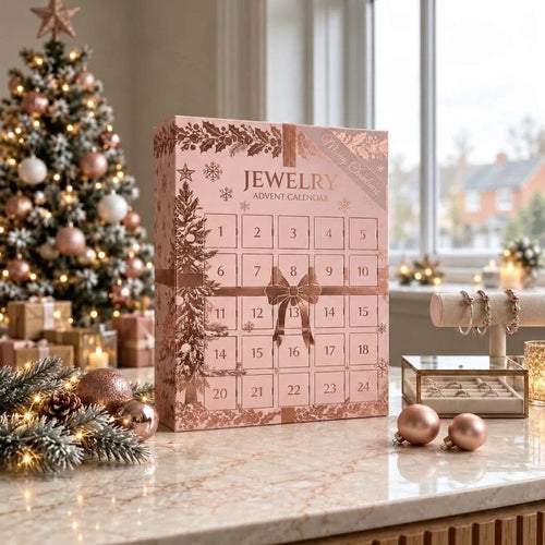 🎀 Hand Assembled Christmas Jewelry Calendar | Daily Surprises, Perfect Holiday Gift for Her