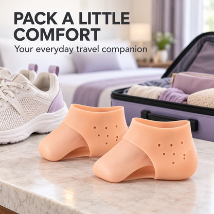 🩹Soft Silicone Heel Protectors – Breathable, Reusable Cushions for Everyday Comfort👠