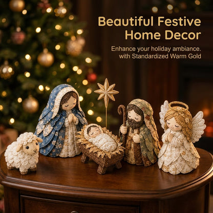 🔥 HOT SALE 🔥 DIY Patchwork Nativity Scene Sewing Kit