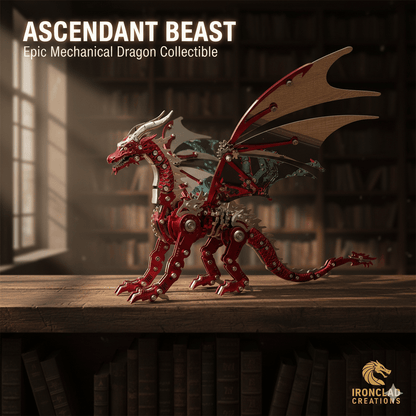 3D Metal Dragon Puzzle Kit – Mechanical DIY Model for Adults & Teens