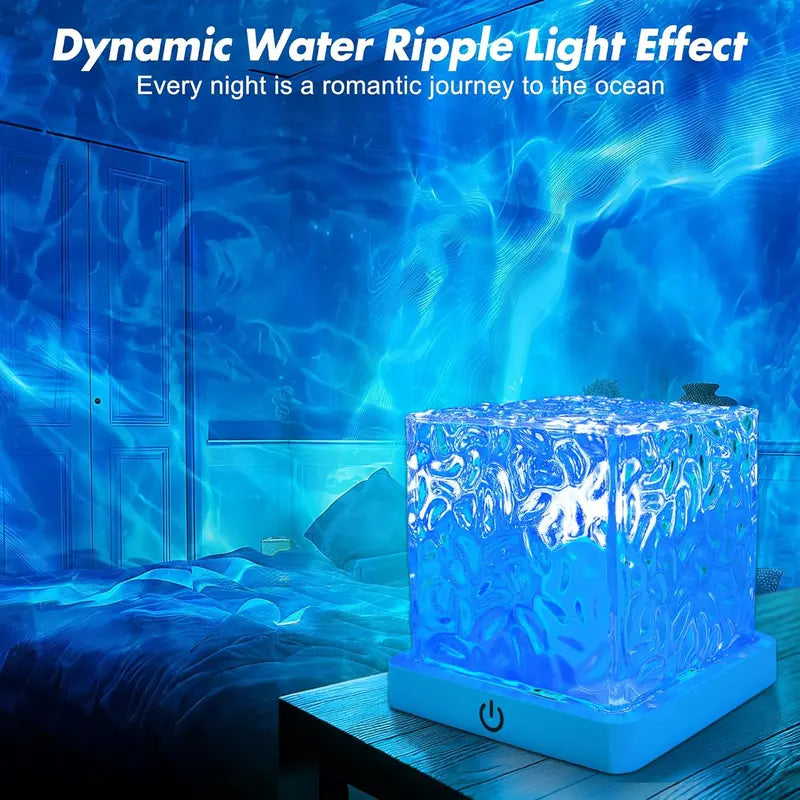 🌊 16-Color Ocean Wave Projector Light – Color-Changing Ambient Lighting ✨