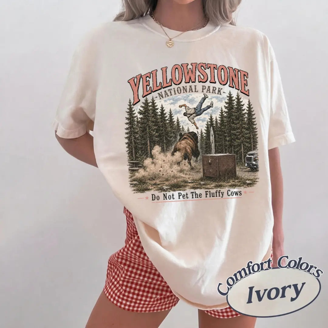 Yellowstone Fluffy Cows Family Matching T-Shirt