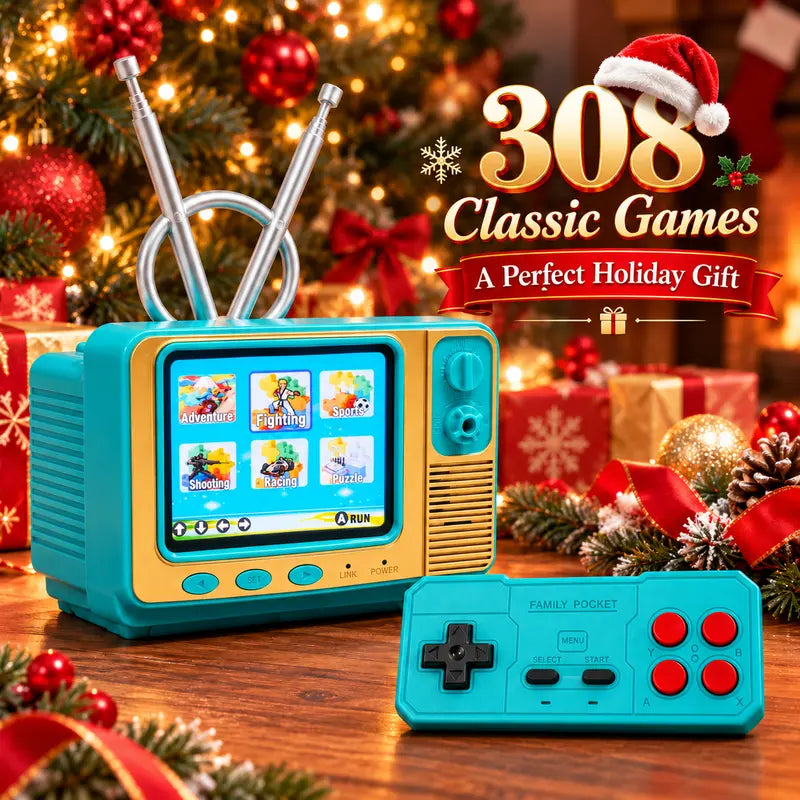 GV300 Retro Handheld Game Console – 2.8" IPS Screen, Portable Gaming Device & Gift for Gamers