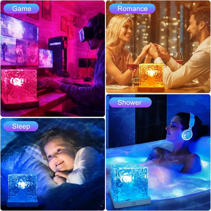 🌊 16-Color Ocean Wave Projector Light – Color-Changing Ambient Lighting ✨