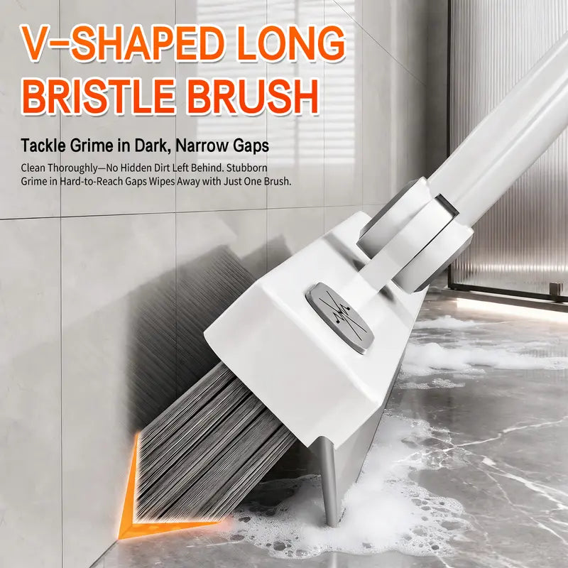 360° Rotating Gap Cleaning Tool – Extendable Cleaner for Window Tracks, Sliding Doors & Narrow Spaces
