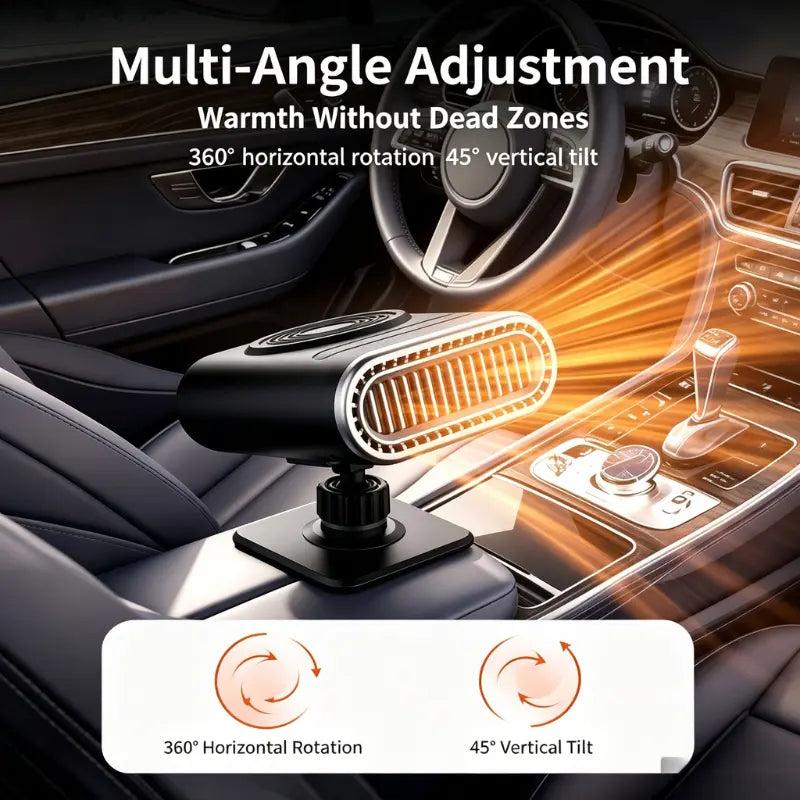 🚗🔥 12V Portable Car Heater – Compact On-the-Go Warmth ❄️