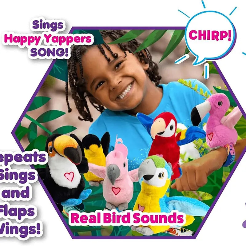 🐦🐦Happy Yapper Interactive Bird Slap Bracelet – Wearable Animal Toy for Playtime Adventures