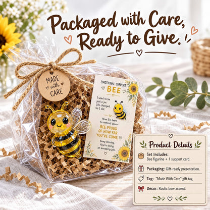💌 Emotional Support Animal – Meaningful Encouragement Keepsake with Message Card & Gift-Ready Packaging ✨