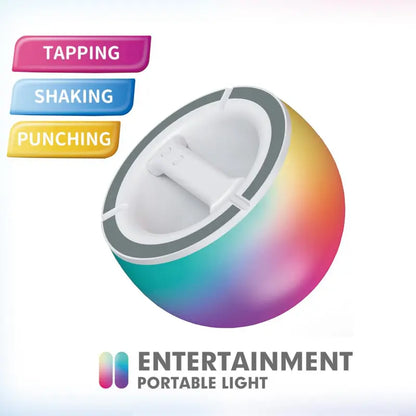 Watt Bubble Interactive LED Ball – Rechargeable Tap & Squeeze Toy with 29 Colors & 3 Light Modes