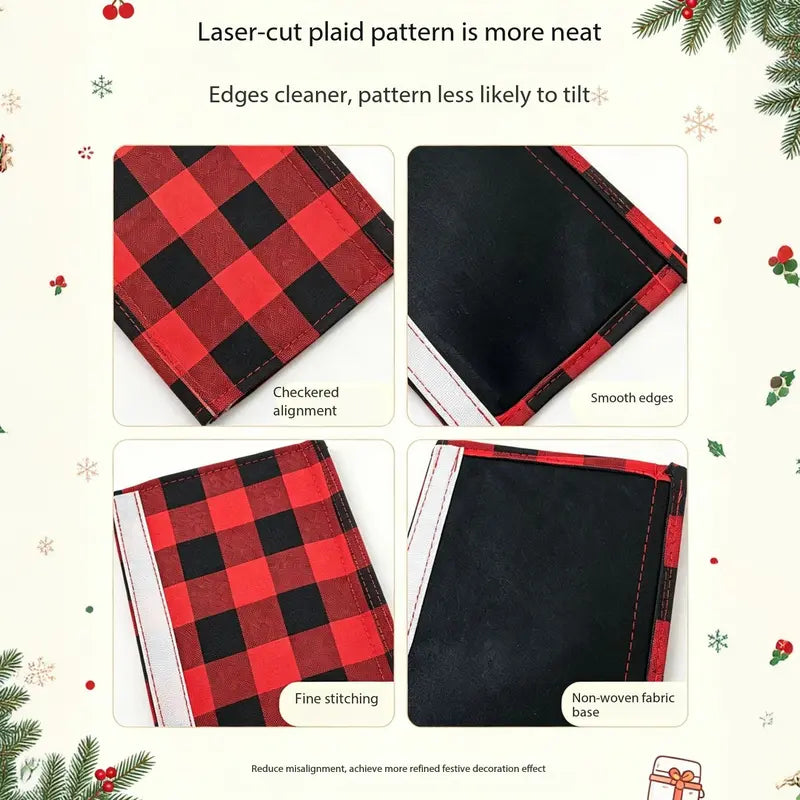Plush Christmas appliance handle covers