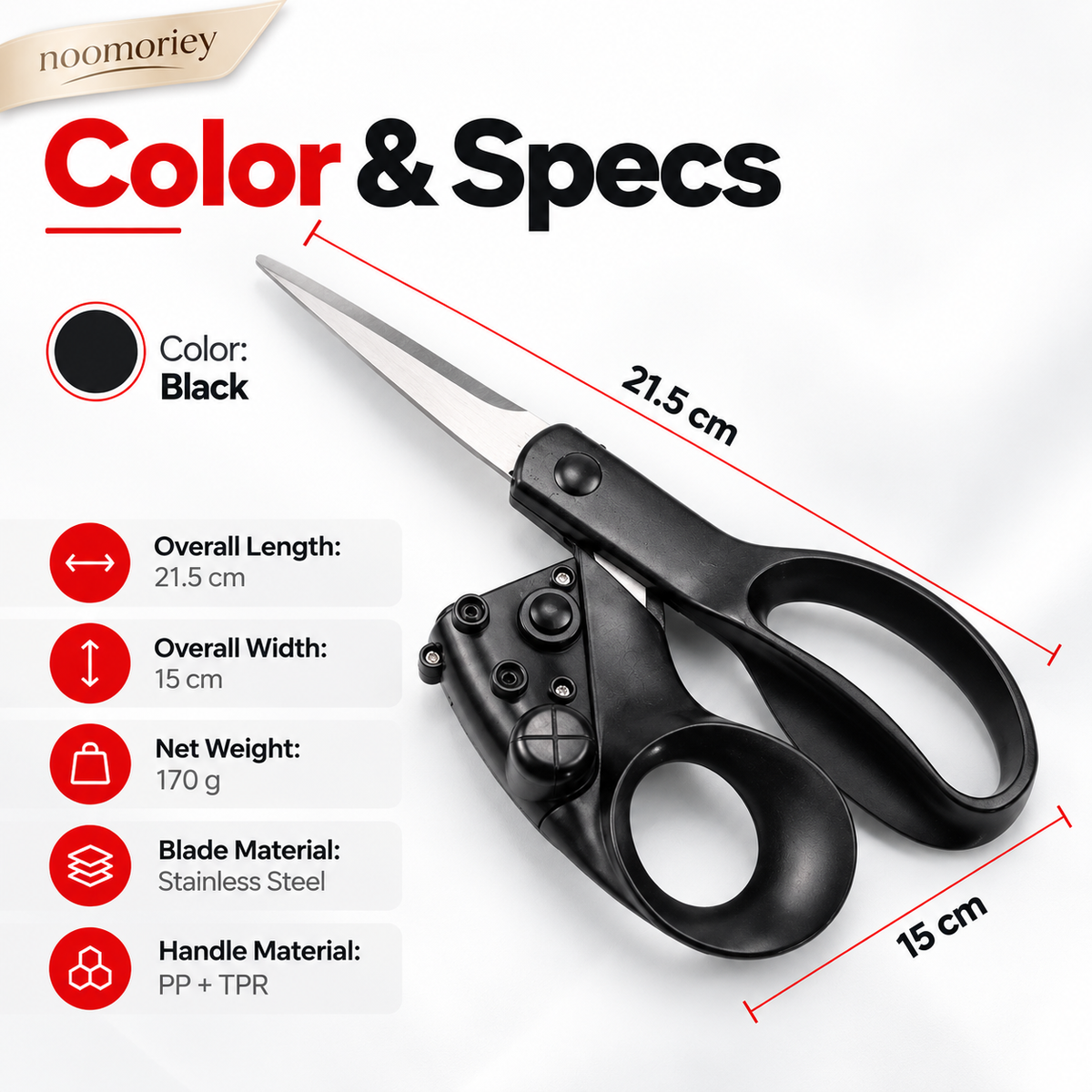 ✂️🔴 Laser-Guided Sewing Scissors – Multi-Purpose Scissors with Infrared Cutting Guide 🧵