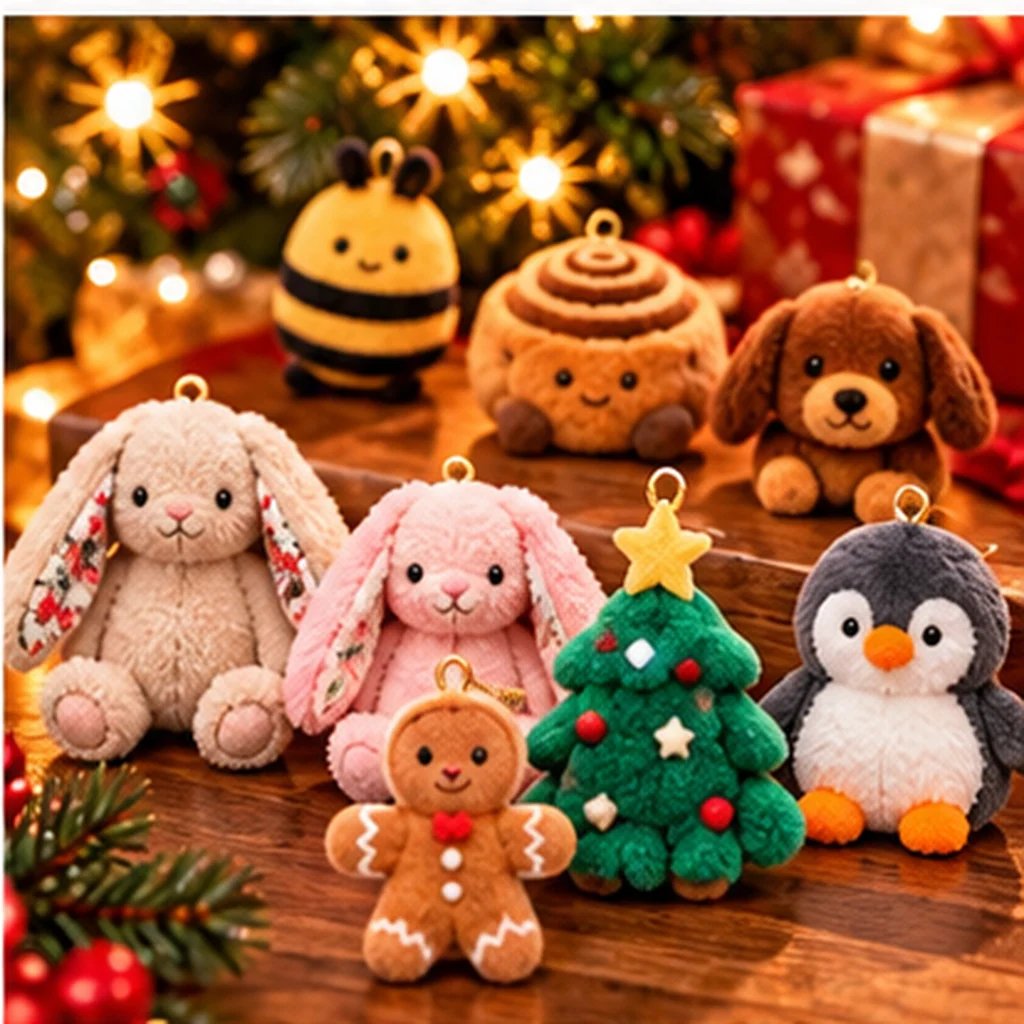 🎀 2026 Cute Plush Advent Calendar – 24 Days of Adorable Christmas Surprises