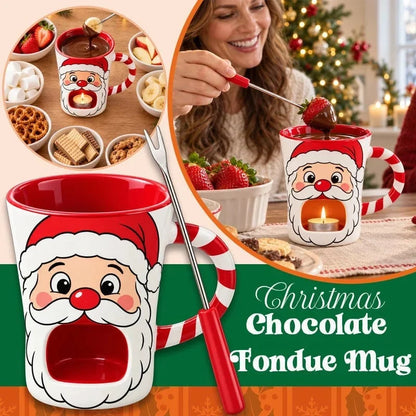 ✨Last Day 49% OFF🎄🍫 Christmas Chocolate Fondue Mug ✨