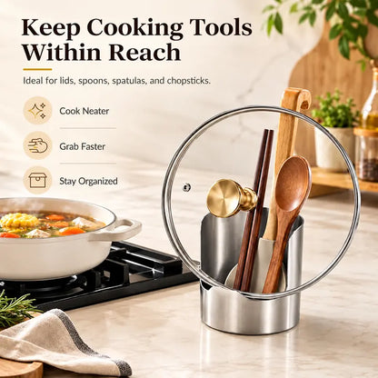 🍴✨Stainless Steel Kitchen Utensil Holder Organizer🍳