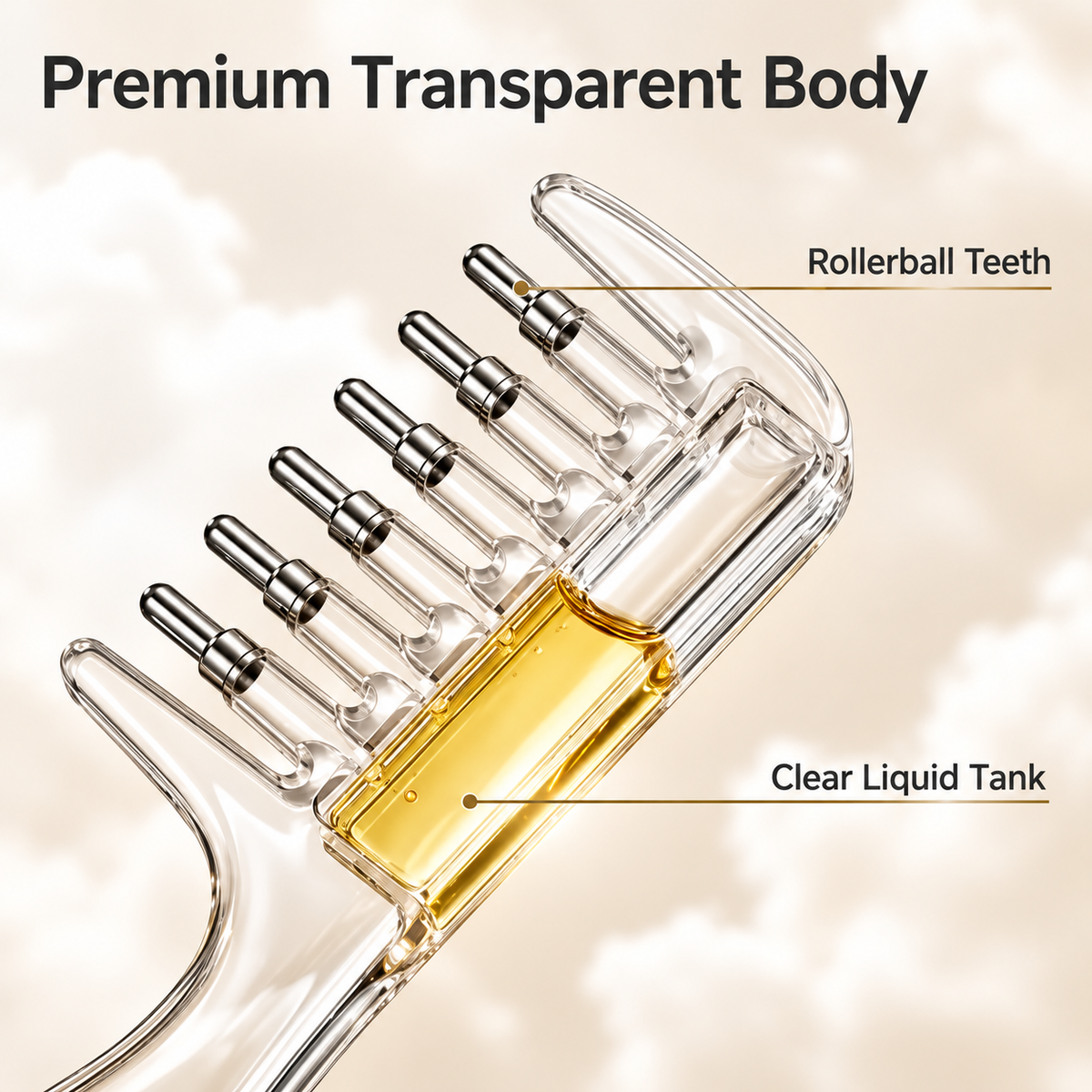 Scalp Liquid Applicator Comb