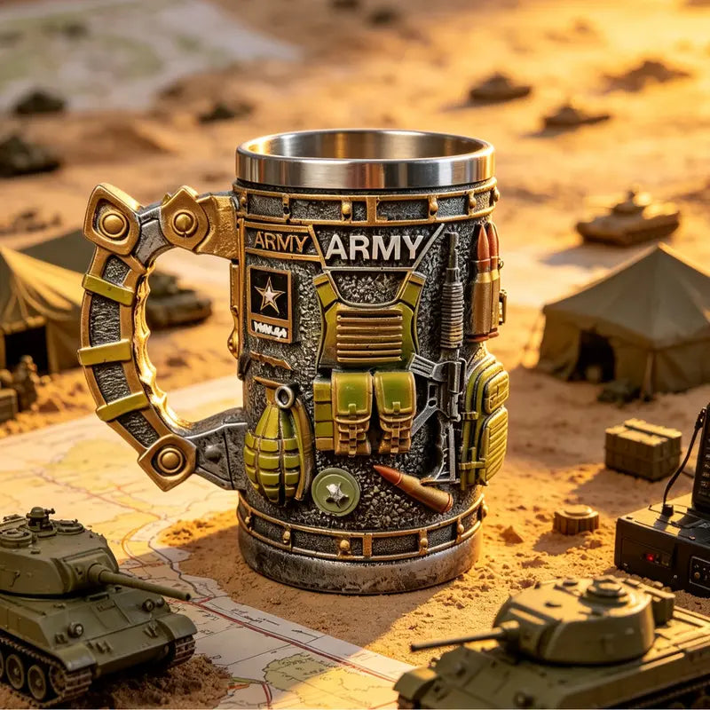 🎖️ Military 3D Mug Series – Bold Novelty Drinkware ☕