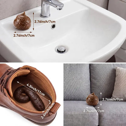 7 Pcs Fake Poop Realistic Prank Poop Props