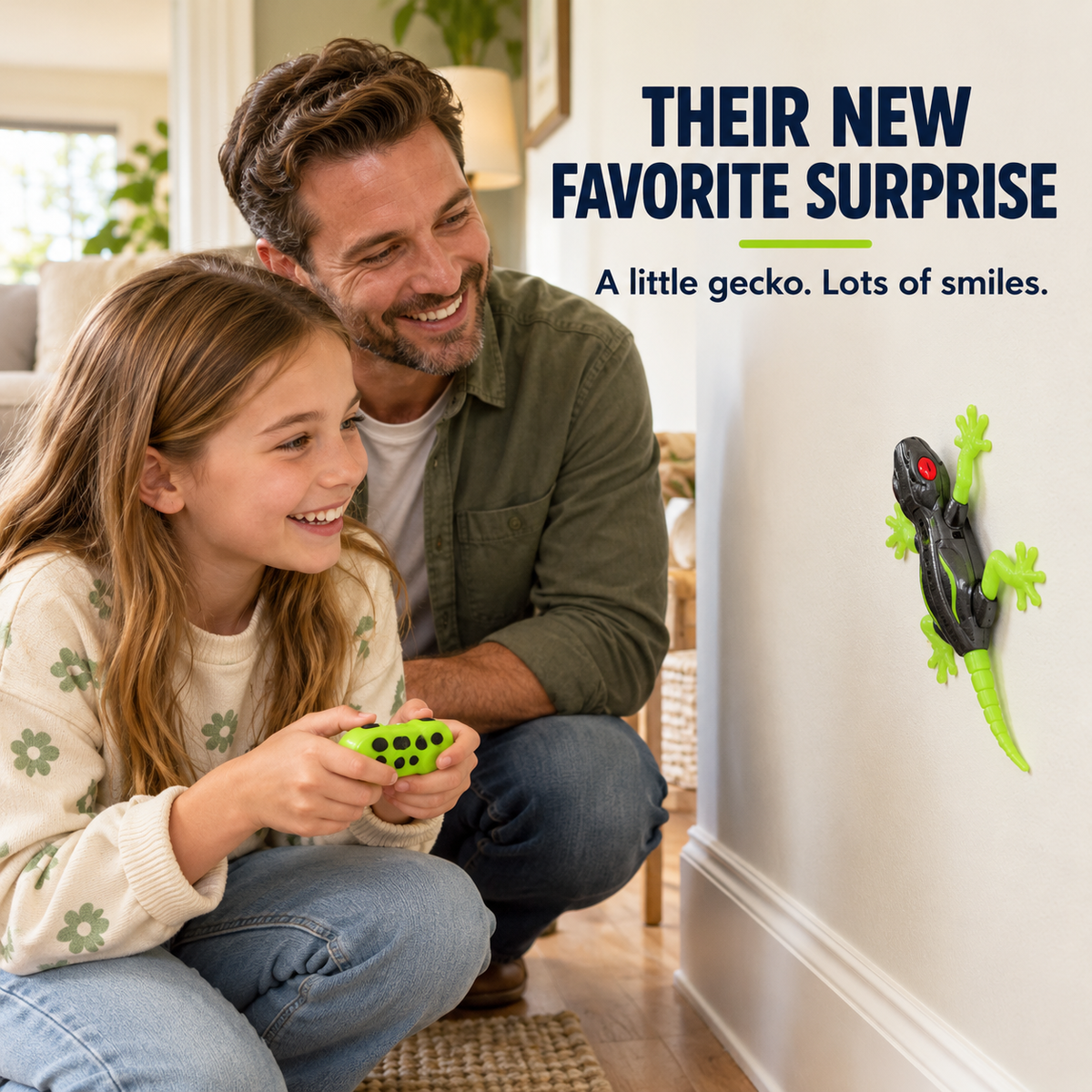 🦎🦎Remote Control Wall-Climbing Gecko – Infrared RC Lizard Toy for Smooth Walls, Glass & Floor Racing