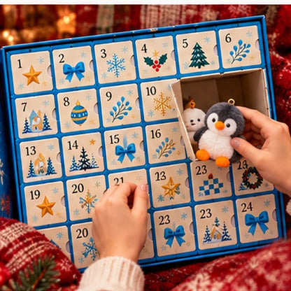 🎀 2026 Cute Plush Advent Calendar – 24 Days of Adorable Christmas Surprises
