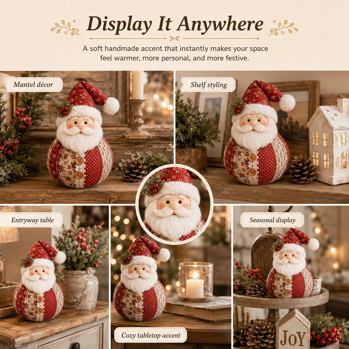 🔥LAST DAY 50% OFF - 🎄 Patchwork Fabric Doll DIY Kit