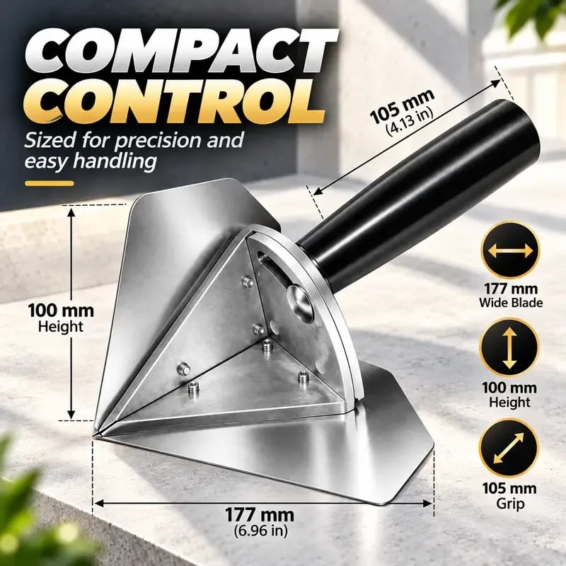 Stainless Steel Corner Finishing Trowel