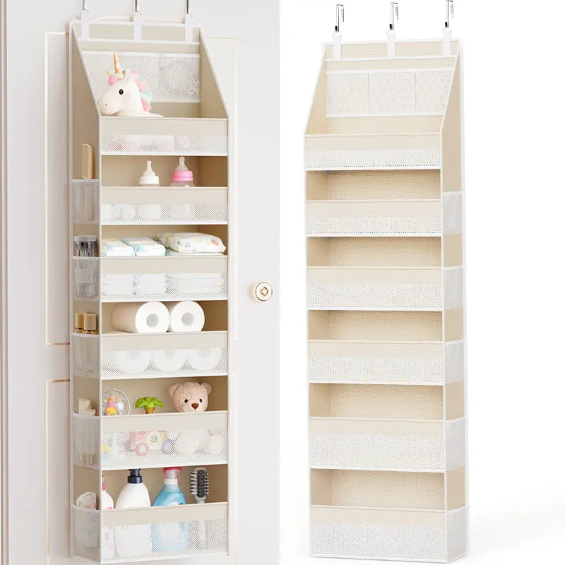 ✨✨Heavy-Duty Over-the-Door Organizer Storage Bag – 16-Pocket Space-Saving Storage for Bathroom, Nursery, Bedroom & Home