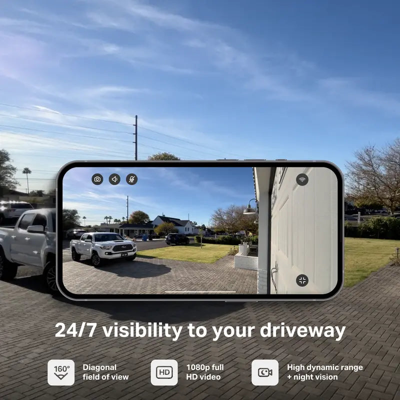 🏠📹 Smart Garage Door Video Keypad – Wide-Angle Camera, Custom PINs & myQ App Access 🔑