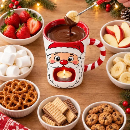 ✨Last Day 49% OFF🎄🍫 Christmas Chocolate Fondue Mug ✨
