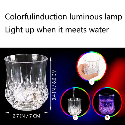 ✨✨Liquid Activated LED Light Up cups Crystal Drink Set