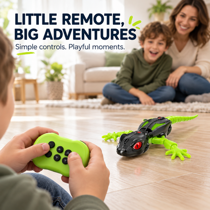 🦎🦎Remote Control Wall-Climbing Gecko – Infrared RC Lizard Toy for Smooth Walls, Glass & Floor Racing