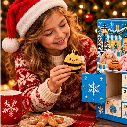 🎀 2026 Cute Plush Advent Calendar – 24 Days of Adorable Christmas Surprises