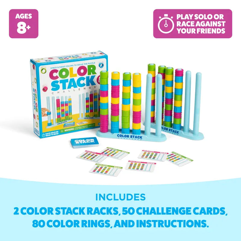 🌈 Color Stack Challenge – Fast-Paced Color-Matching Puzzle Game for Parties & Family Game Night 🎲