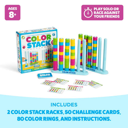 🌈 Color Stack Challenge – Fast-Paced Color-Matching Puzzle Game for Parties & Family Game Night 🎲