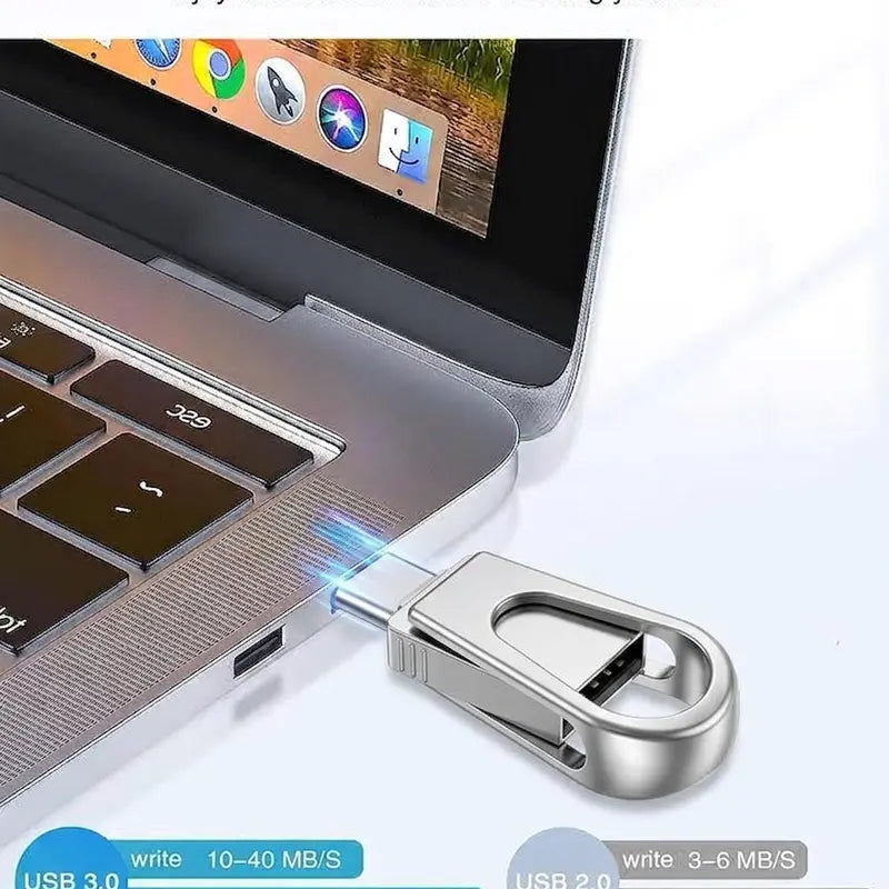 💾⚡ 3-in-1 OTG Type-C USB Flash Drive – Fast USB 3.0 Transfer for Phones & Computers 📱