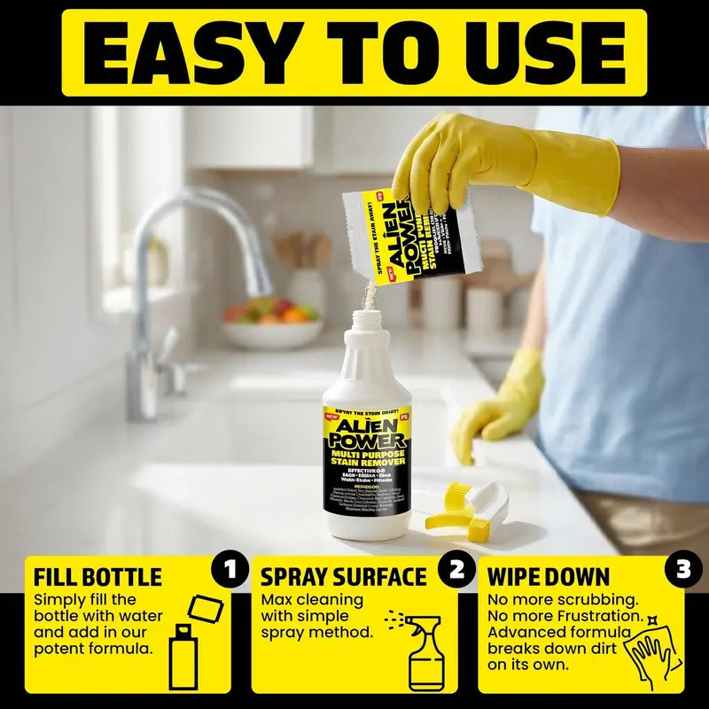 🧽 Industrial Stain Dissolver – Heavy-Duty Spray for Mold, Mildew & Grime 🏠✨