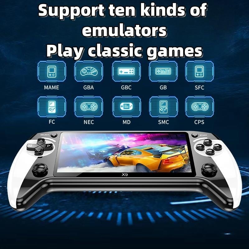 🎮 Portable Retro Game Console –  5.5' HD Screen & 10 Retro Systems