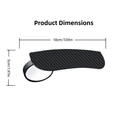 2 PCS Car Rearview Mirror Rain Visors – 360° Blind Spot Rain Guards