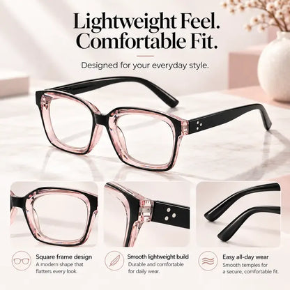Progressive Photochromic Reading Glasses – Blue Light Filtering for Men & Women