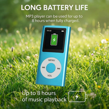 Portable MP3 Player – Compact Digital Music Player with LCD Screen & TF Card Support