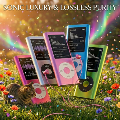 Portable MP3 Player – Compact Digital Music Player with LCD Screen & TF Card Support
