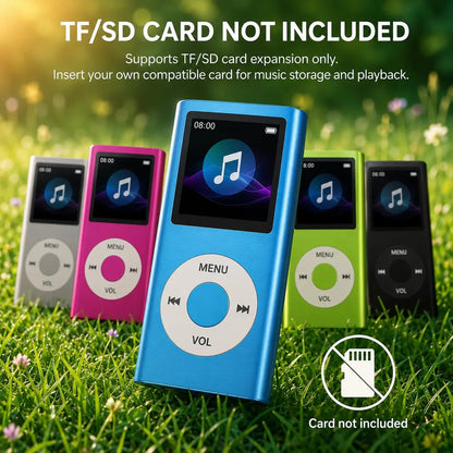 Portable MP3 Player – Compact Digital Music Player with LCD Screen & TF Card Support